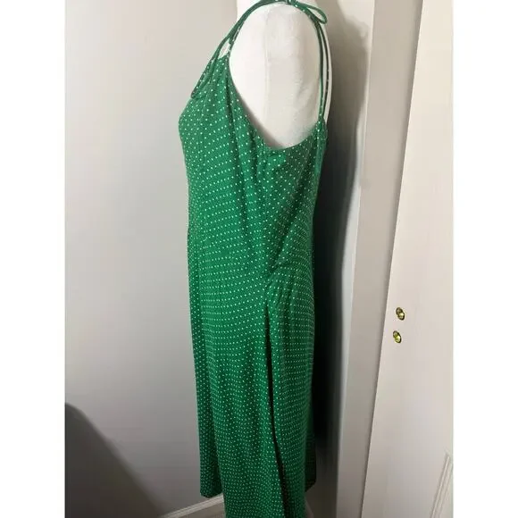 Reformation Peach Dress Veritas Green Size 12 - Picture 5 of 11